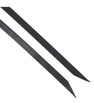 Circle Y Black Split Reins 5/8" x 7 1/2"